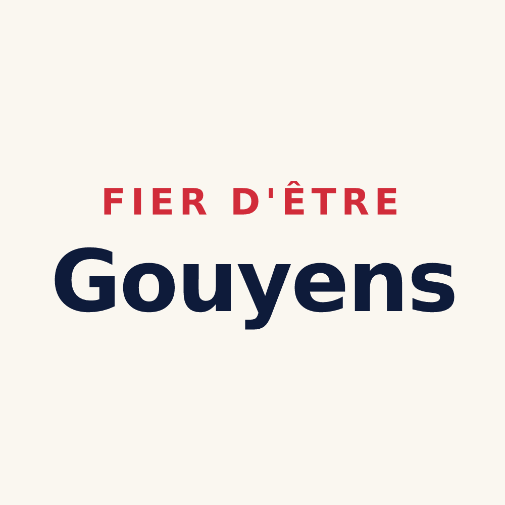 Tasse « Fier d'être Gouyens » — design pour Gouy-les-Groseillers