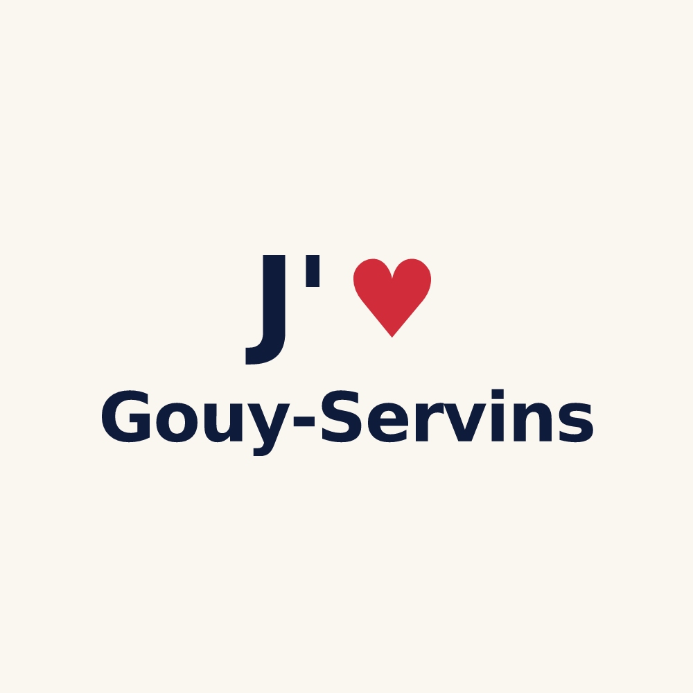 Tasse personnalisée Gouy-Servins — design J'aime Gouy-Servins
