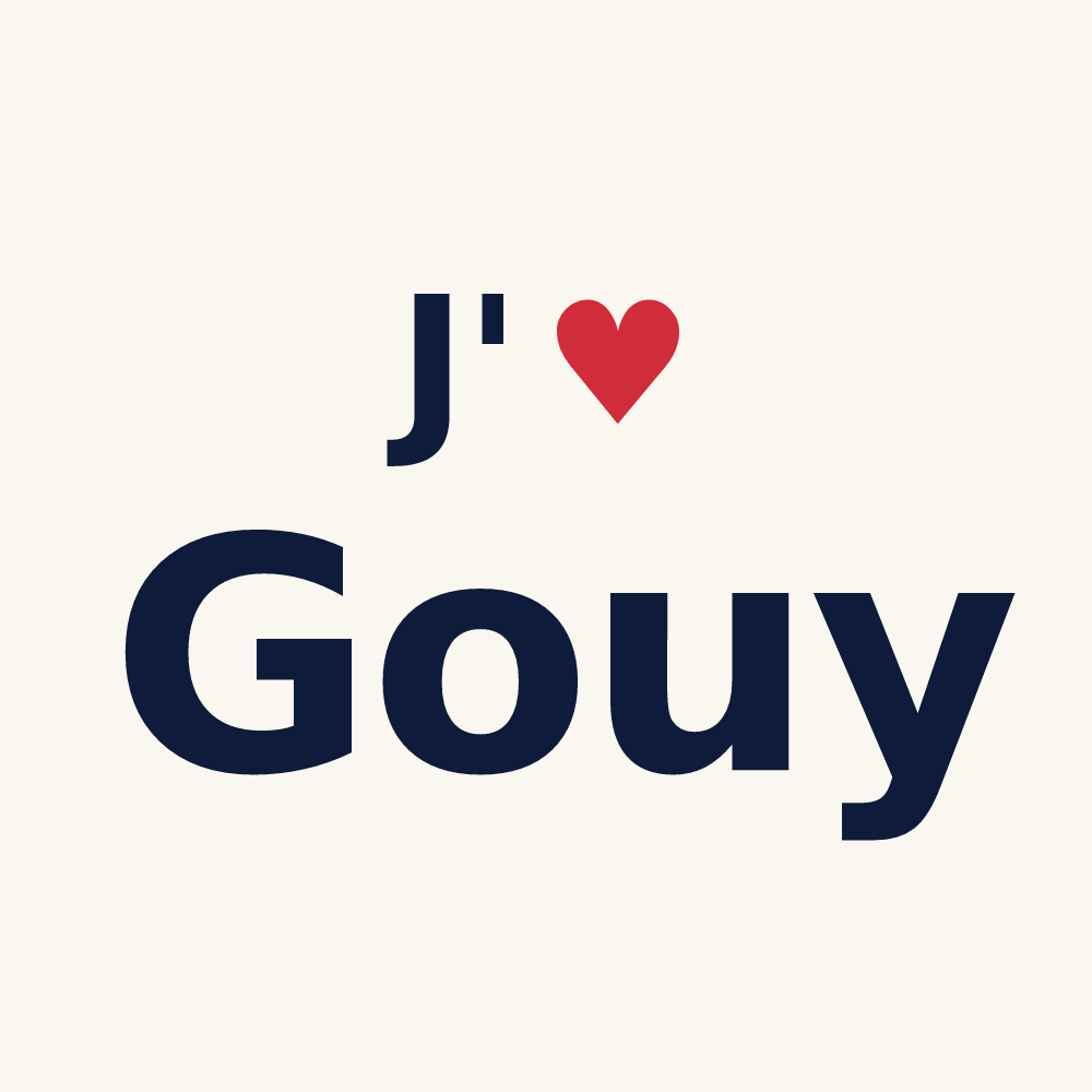 Tasse personnalisée Gouy — design J'aime Gouy