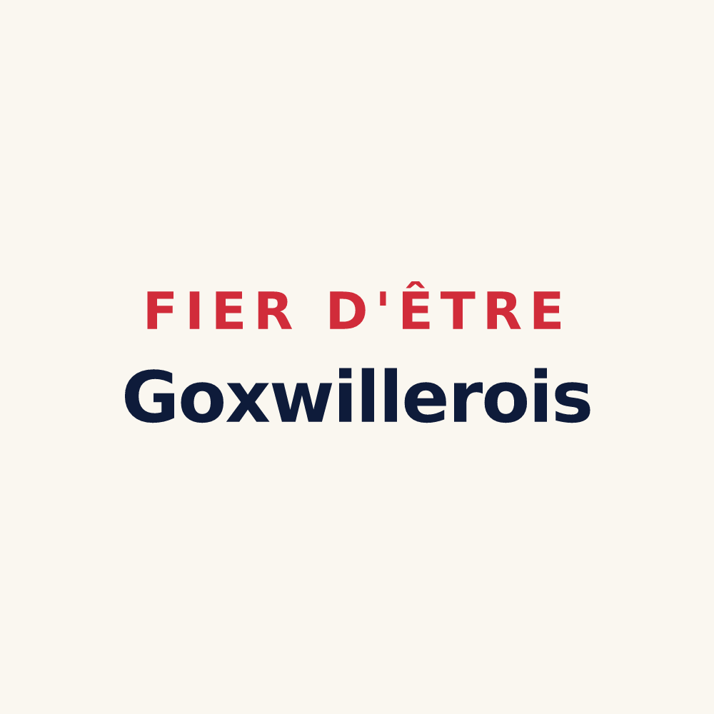 Tasse « Fier d'être Goxwillerois » — design pour Goxwiller