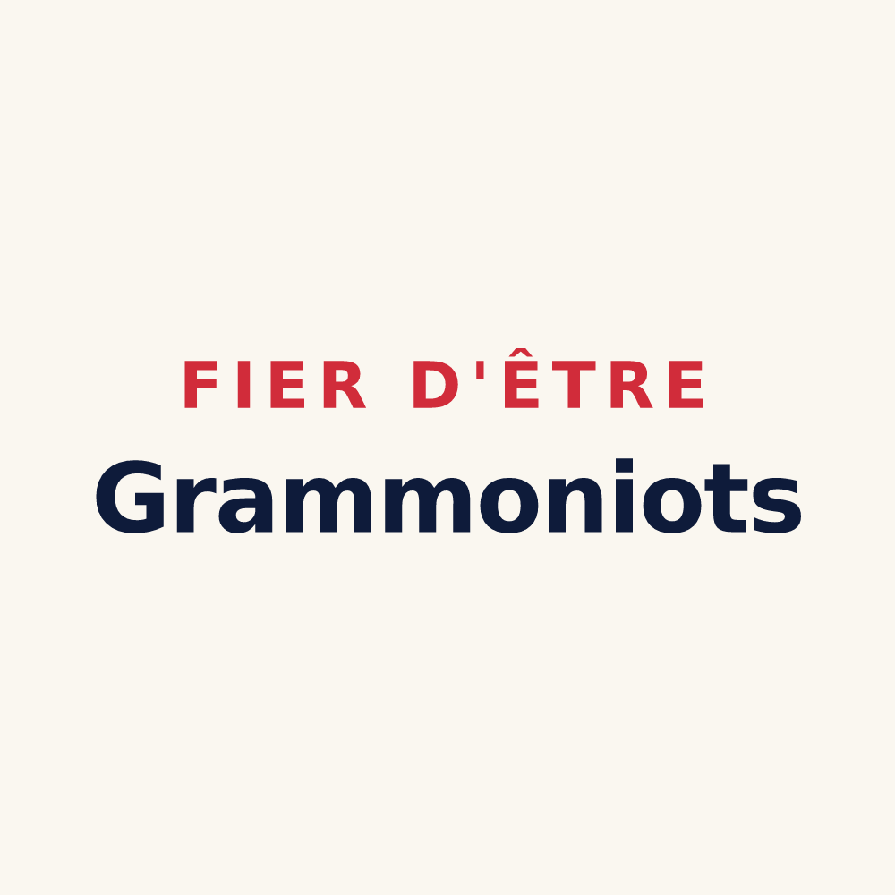 Tasse « Fier d'être Grammoniots » — design pour Grammond