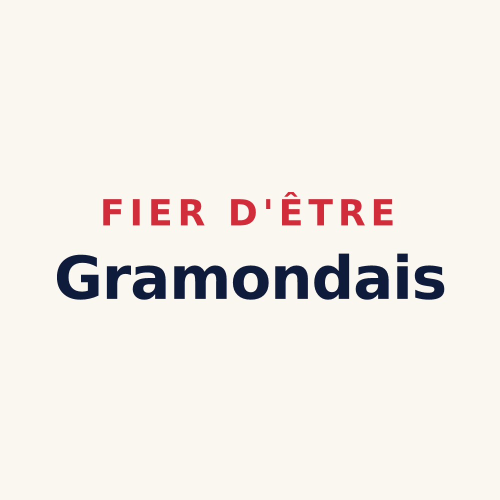 Tasse « Fier d'être Gramondais » — design pour Gramond
