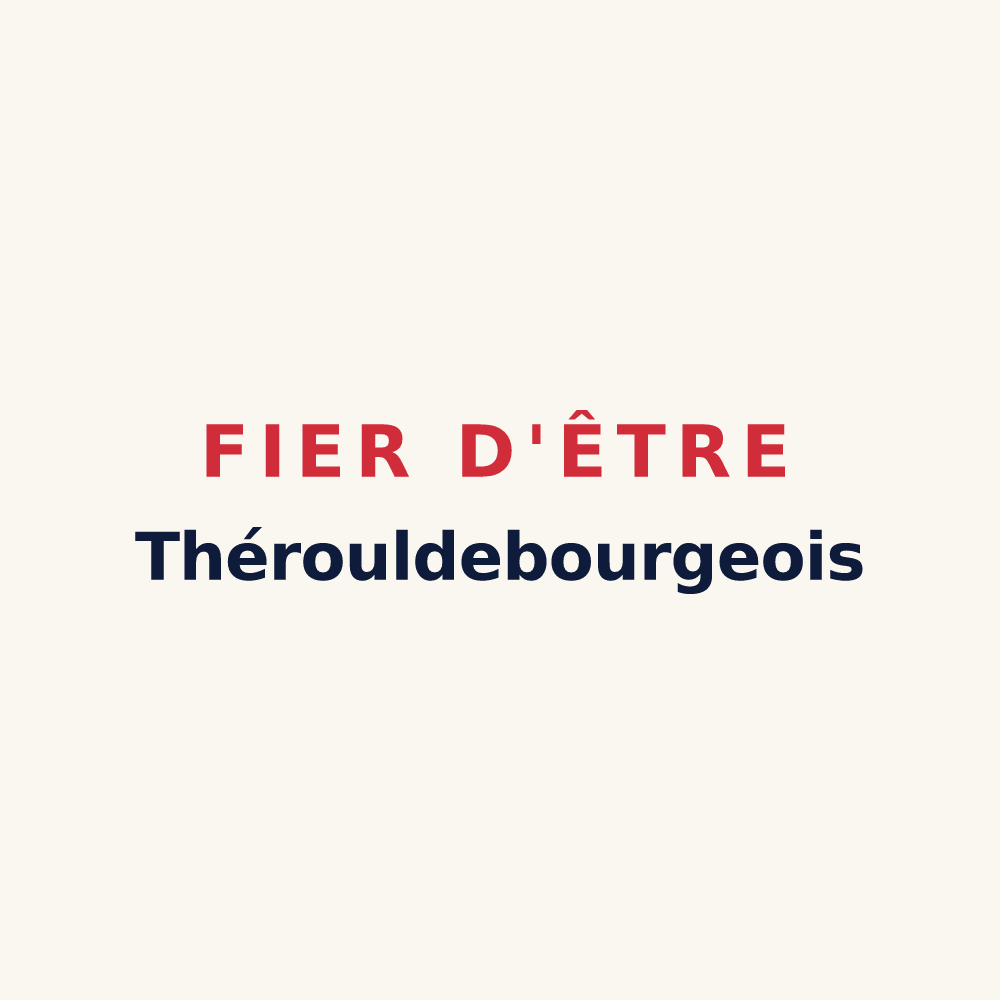 Tasse « Fier d'être Thérouldebourgeois » — design pour Grand Bourgtheroulde