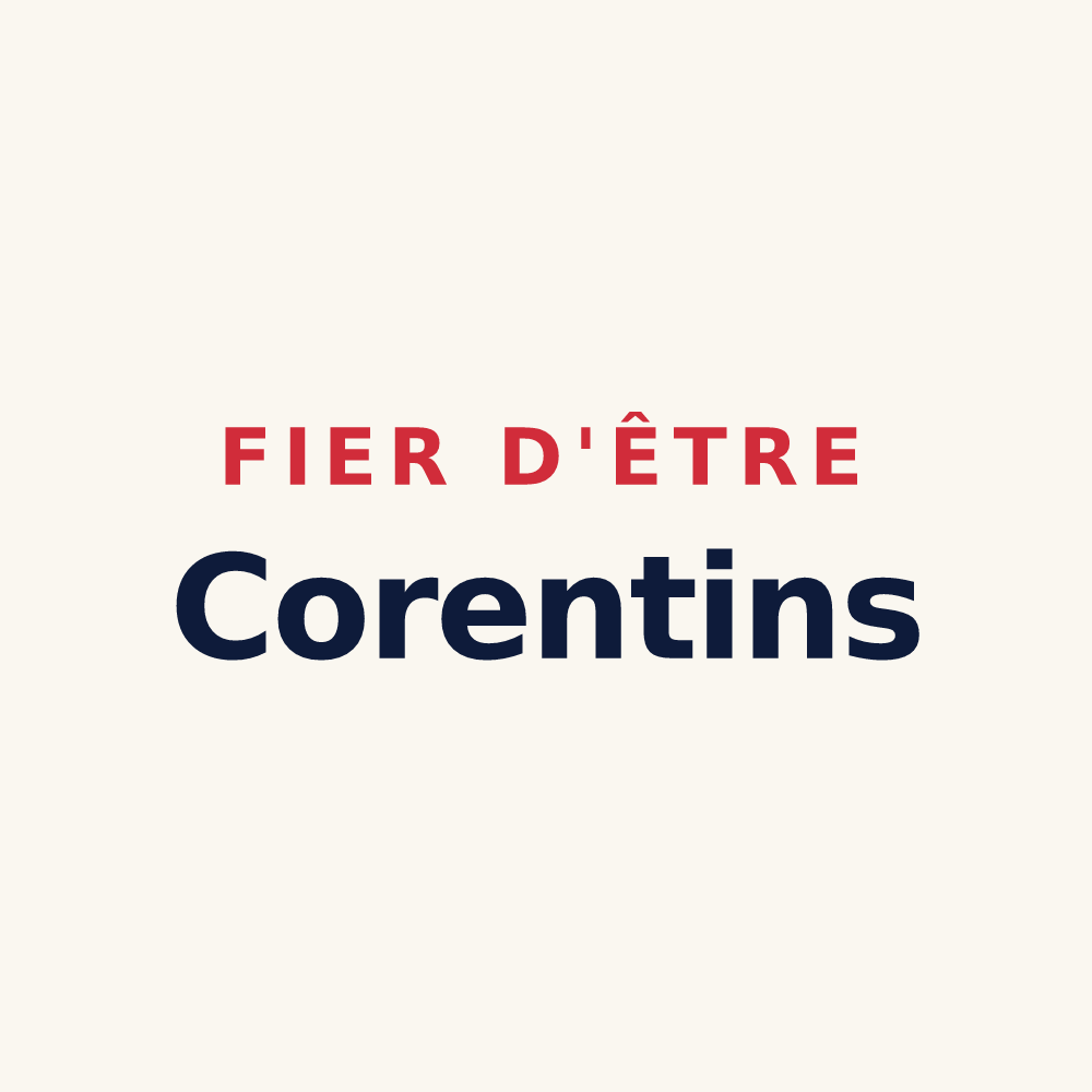 Tasse « Fier d'être Corentins » — design pour Grand-Corent