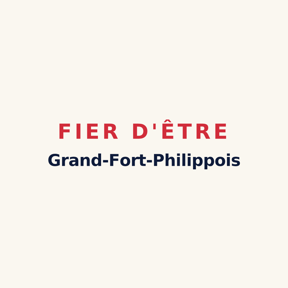 Tasse « Fier d'être Grand-Fort-Philippois » — design pour Grand-Fort-Philippe