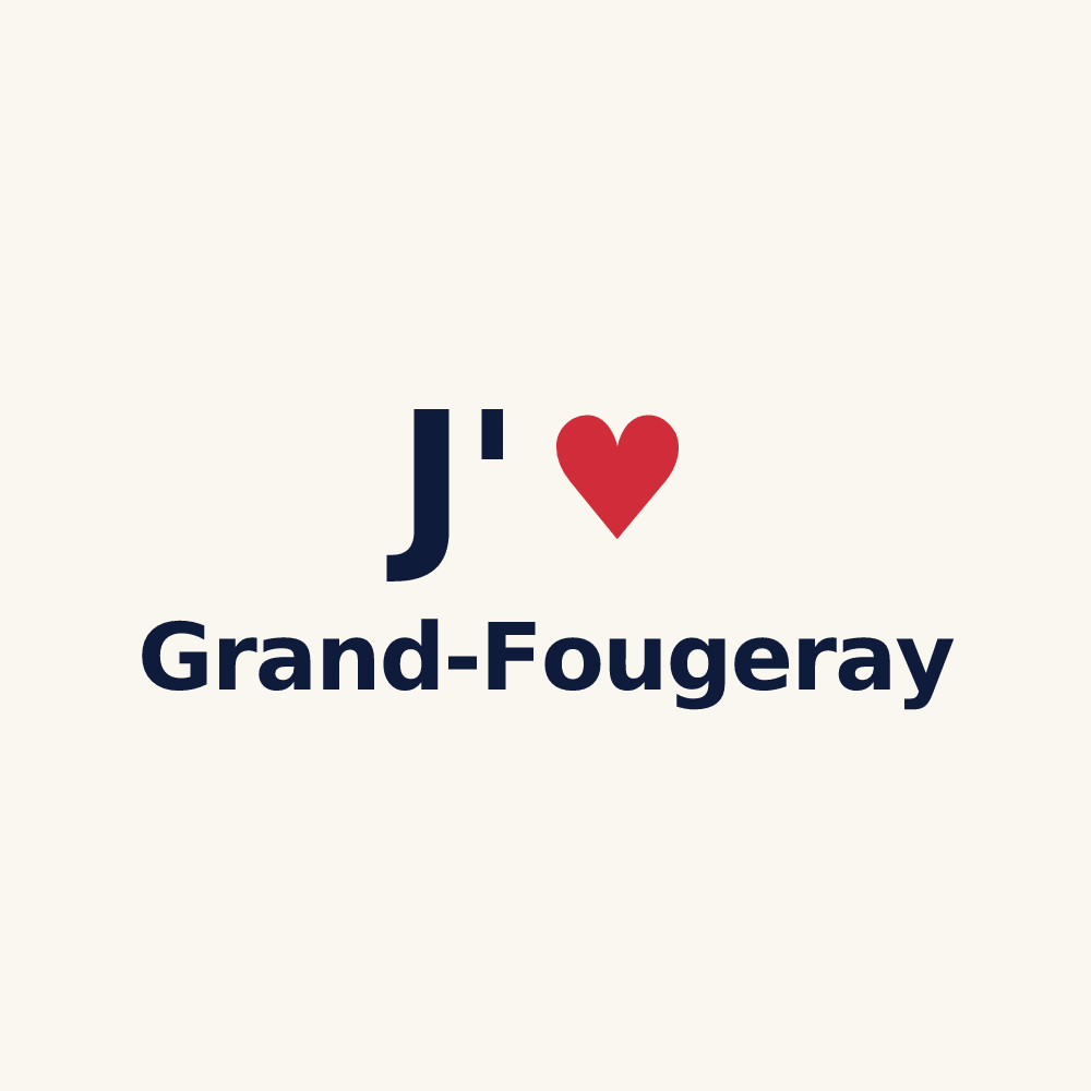 Tasse personnalisée Grand-Fougeray — design J'aime Grand-Fougeray