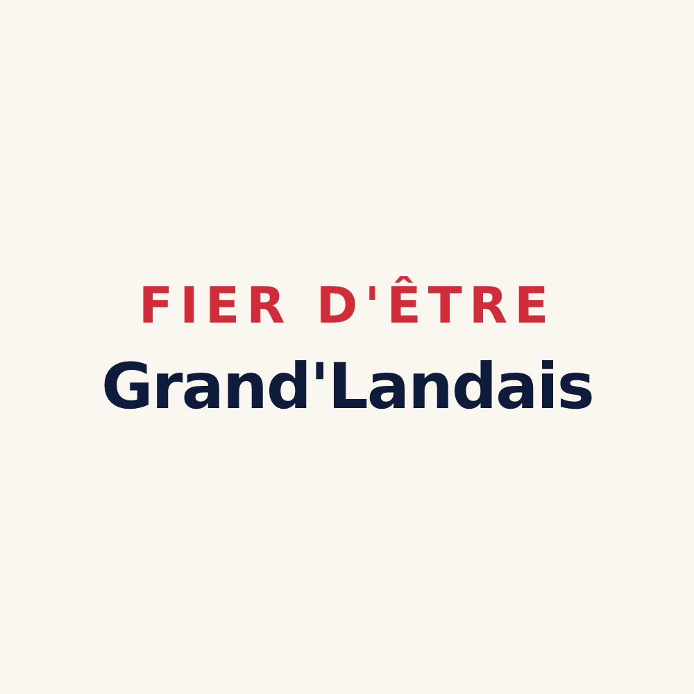 Tasse « Fier d'être Grand'Landais » — design pour Grand'Landes