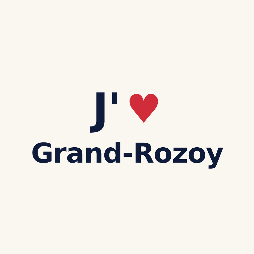 Tasse personnalisée Grand-Rozoy — design J'aime Grand-Rozoy