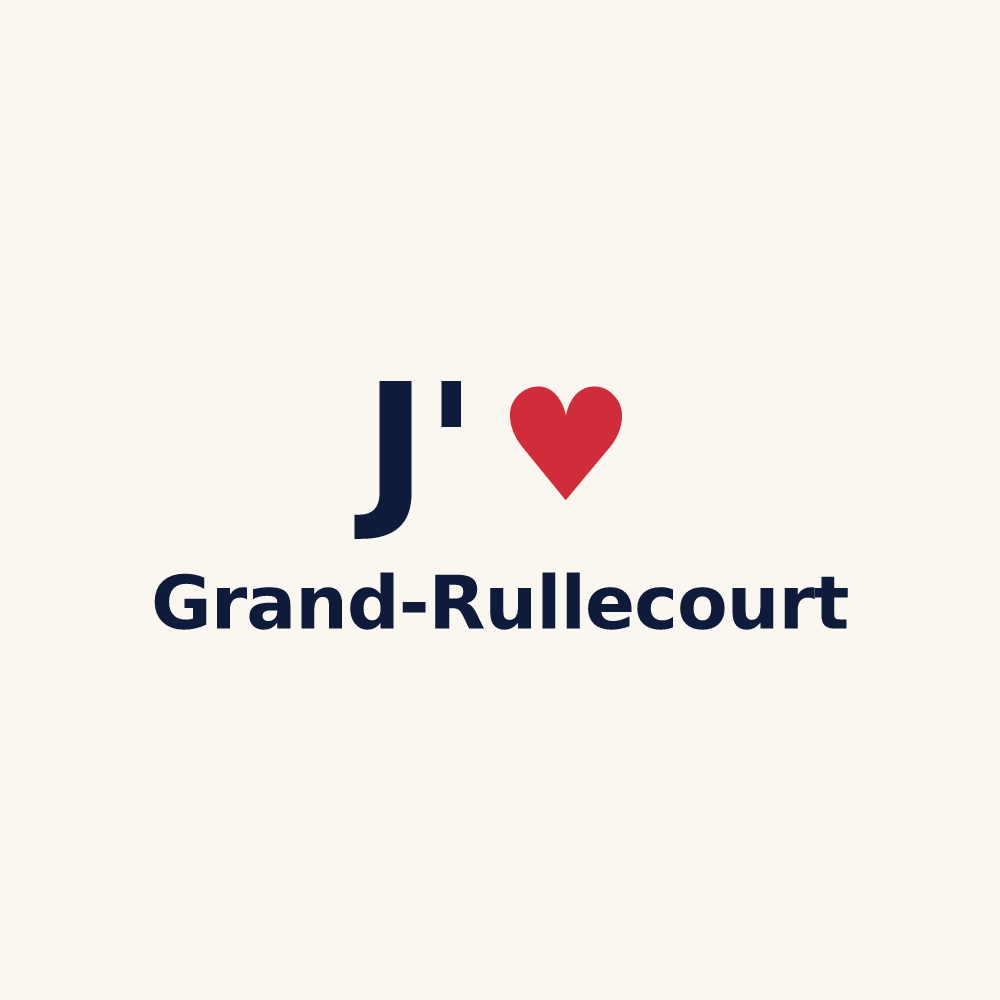 Tasse personnalisée Grand-Rullecourt — design J'aime Grand-Rullecourt