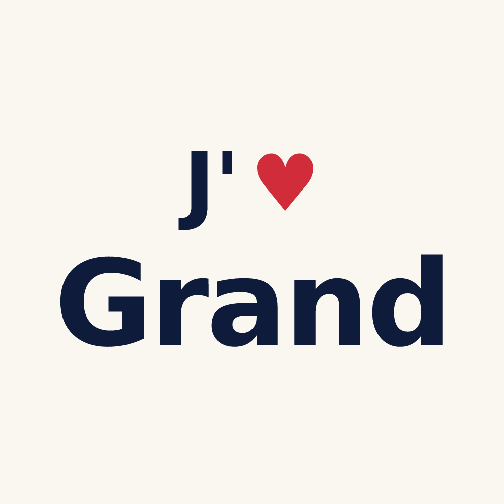 Tasse personnalisée Grand — design J'aime Grand