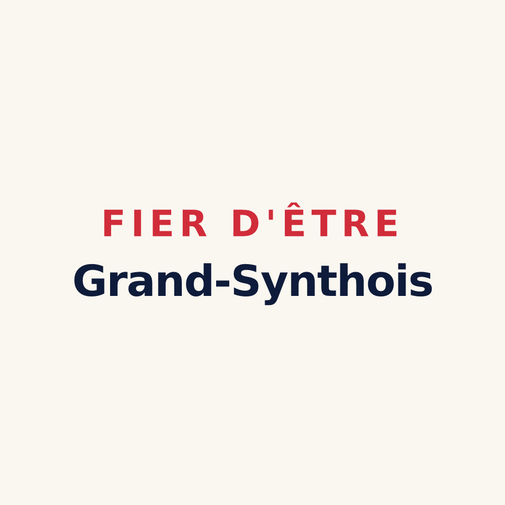 Tasse « Fier d'être Grand-Synthois » — design pour Grande-Synthe