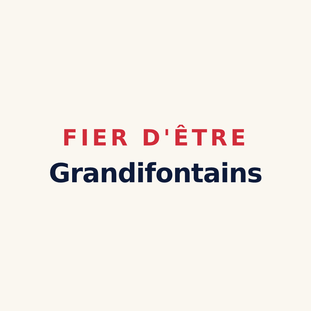 Tasse « Fier d'être Grandifontains » — design pour Grandfontaine