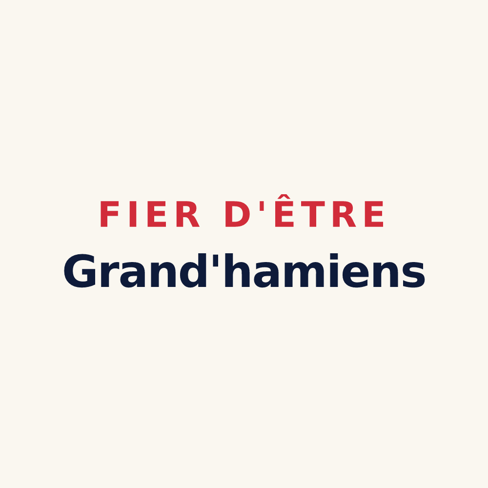 Tasse « Fier d'être Grand'hamiens » — design pour Grandham