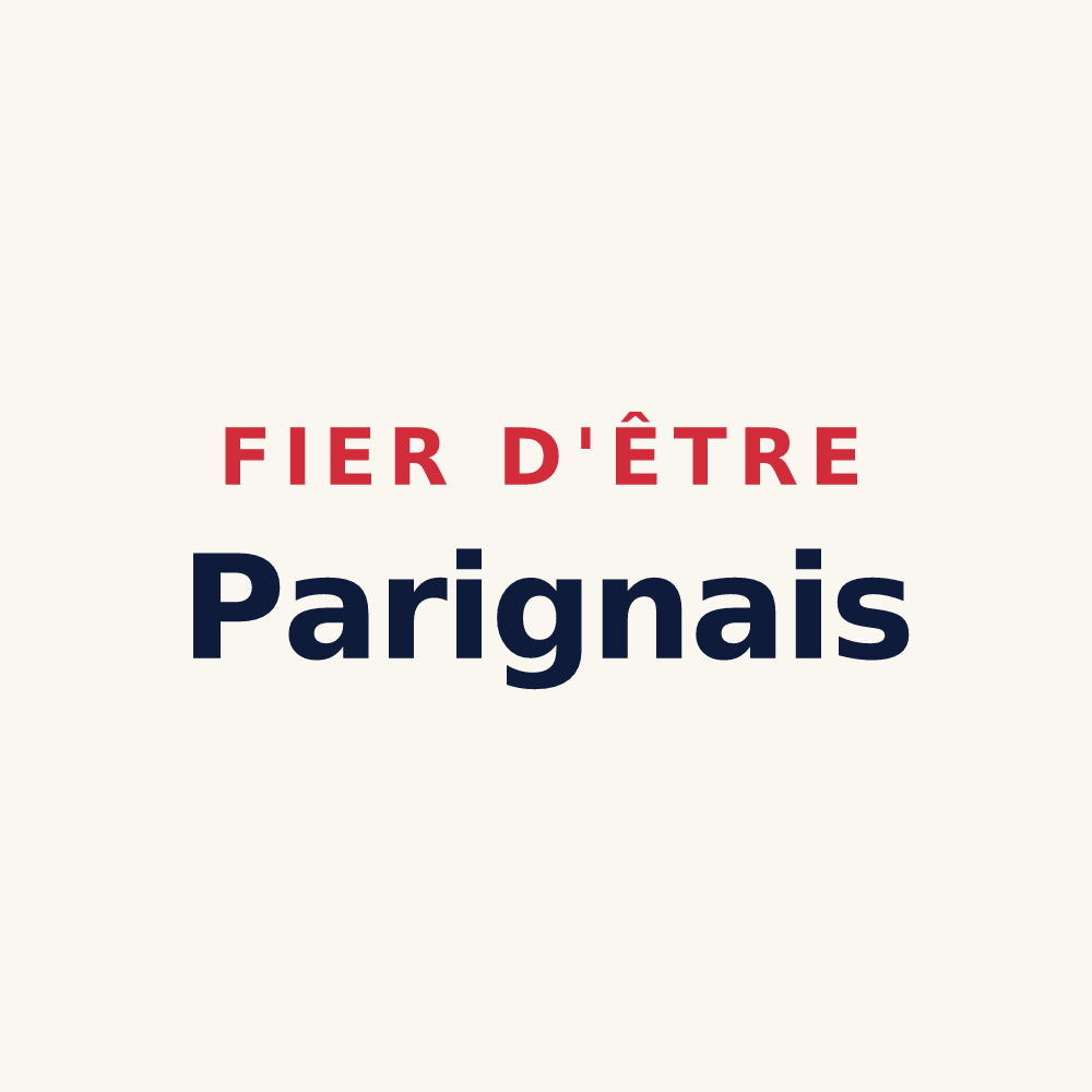 Tasse « Fier d'être Parignais » — design pour Grandparigny