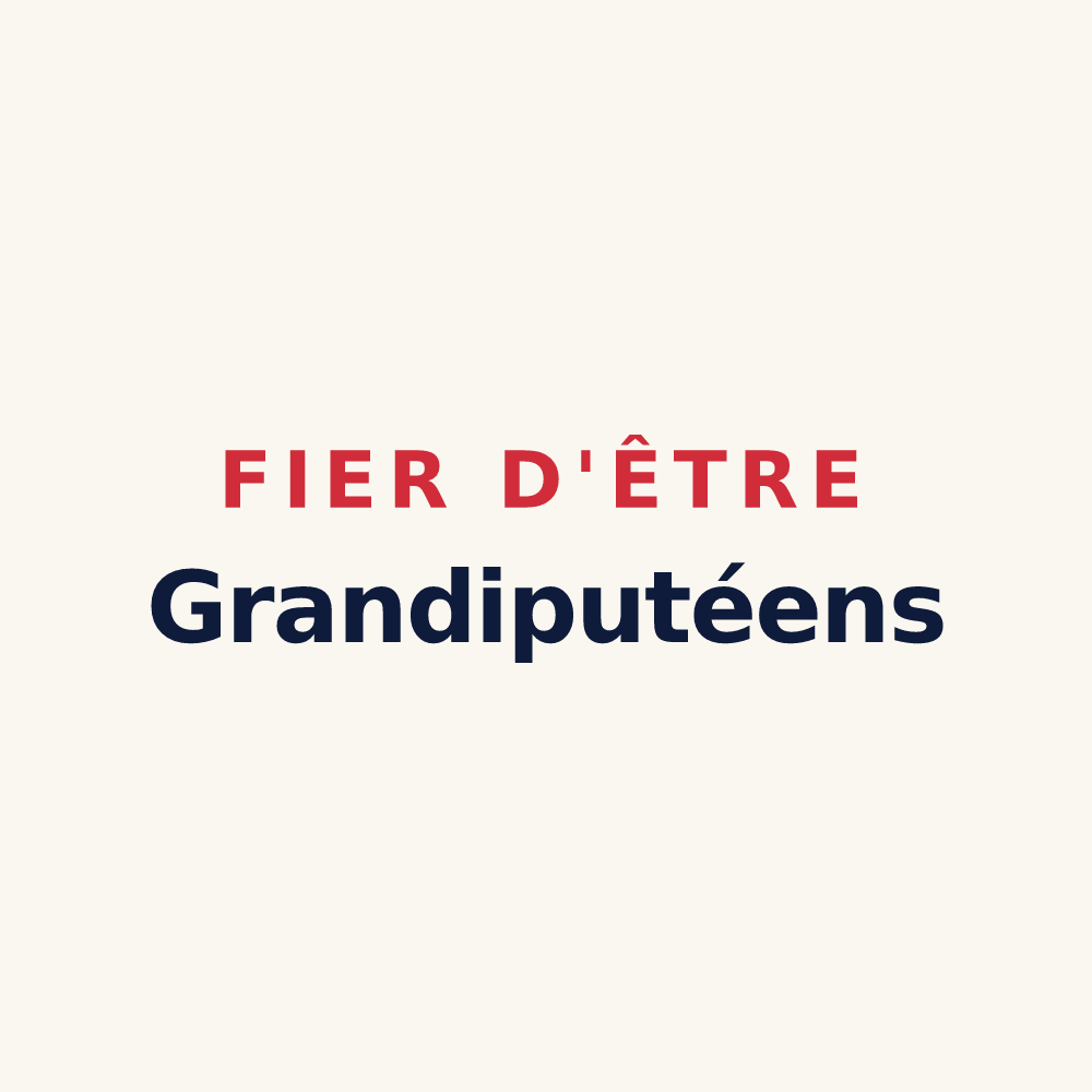 Tasse « Fier d'être Grandiputéens » — design pour Grandpuits-Bailly-Carrois