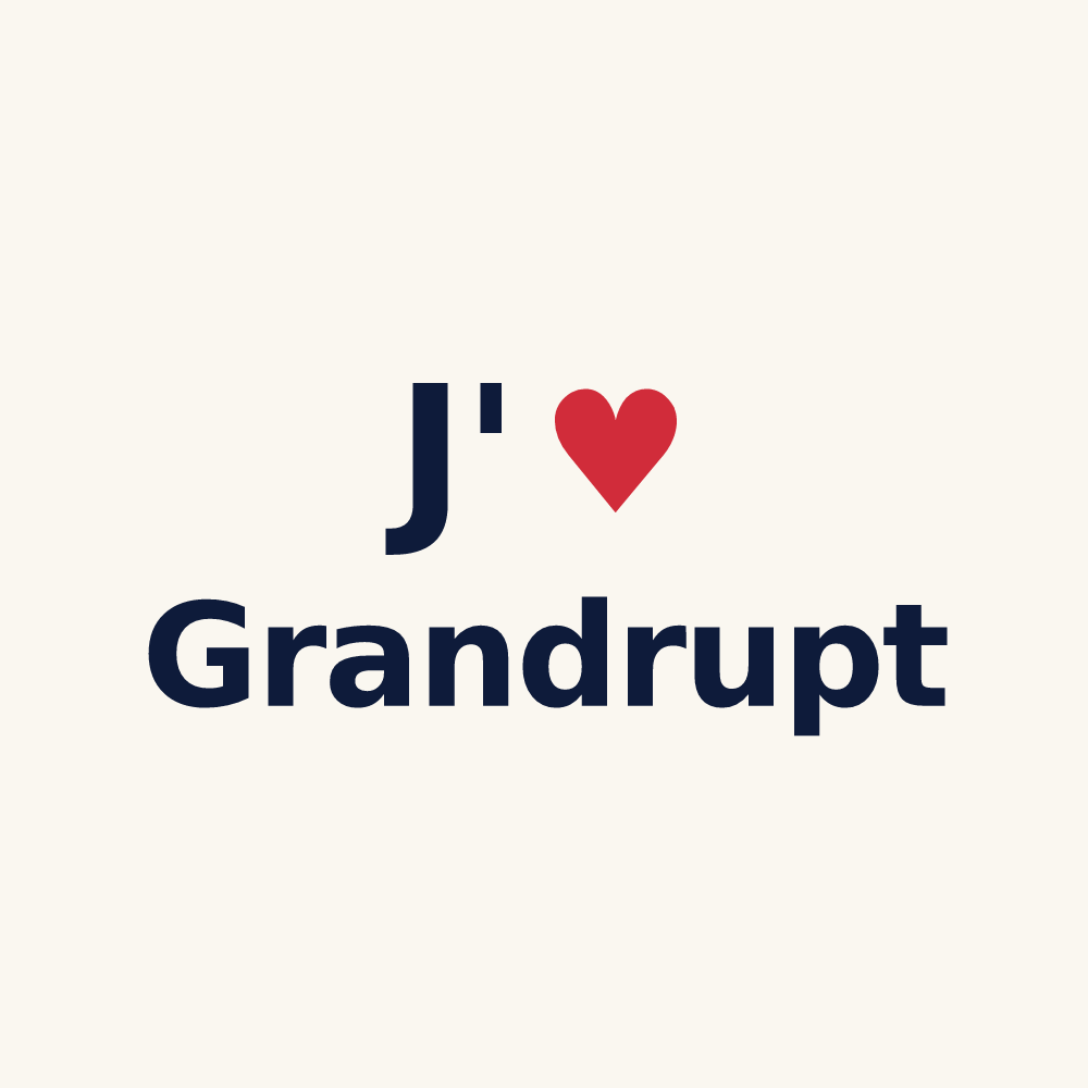 Tasse personnalisée Grandrupt — design J'aime Grandrupt