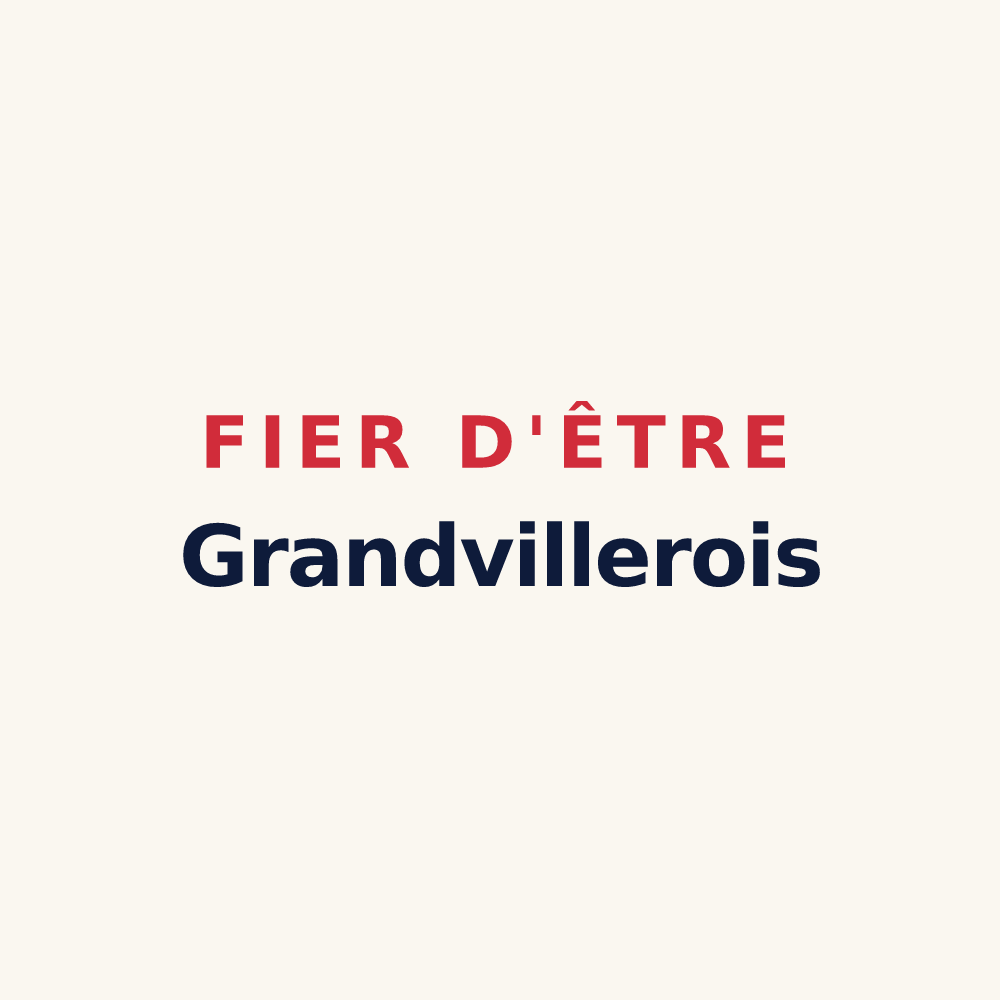 Tasse « Fier d'être Grandvillerois » — design pour Grandvillers