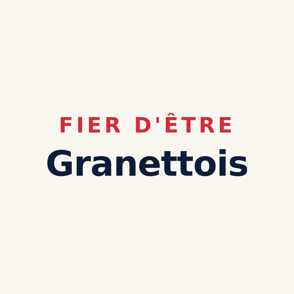 Tasse « Fier d'être Granettois » — design pour Granès