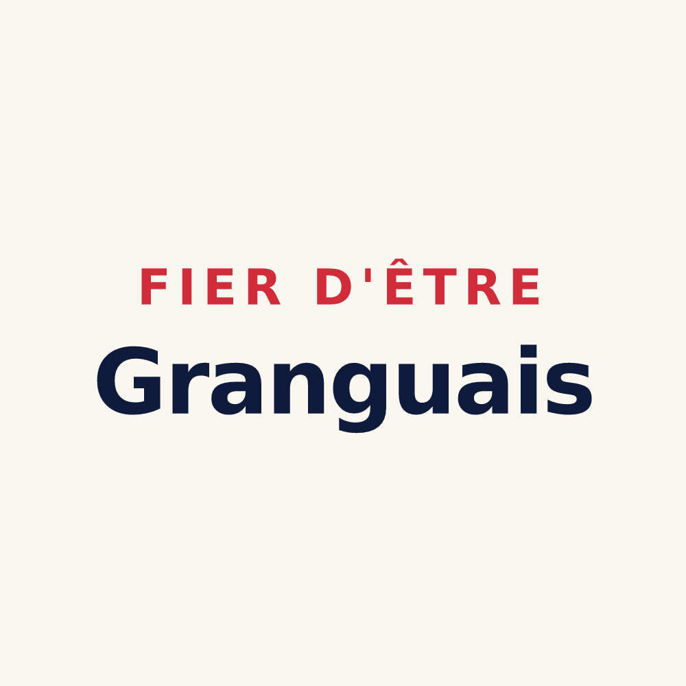 Tasse « Fier d'être Granguais » — design pour Grangues