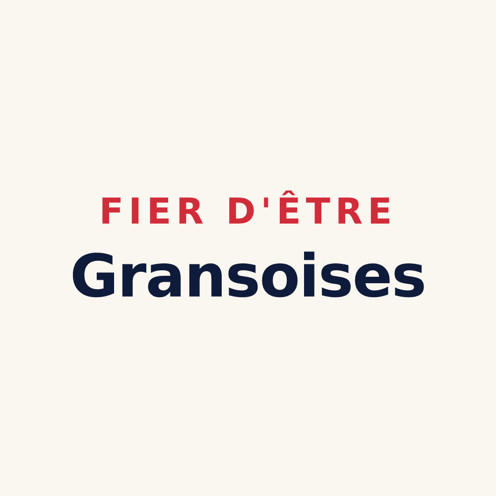 Tasse « Fier d'être Gransoises » — design pour Grans