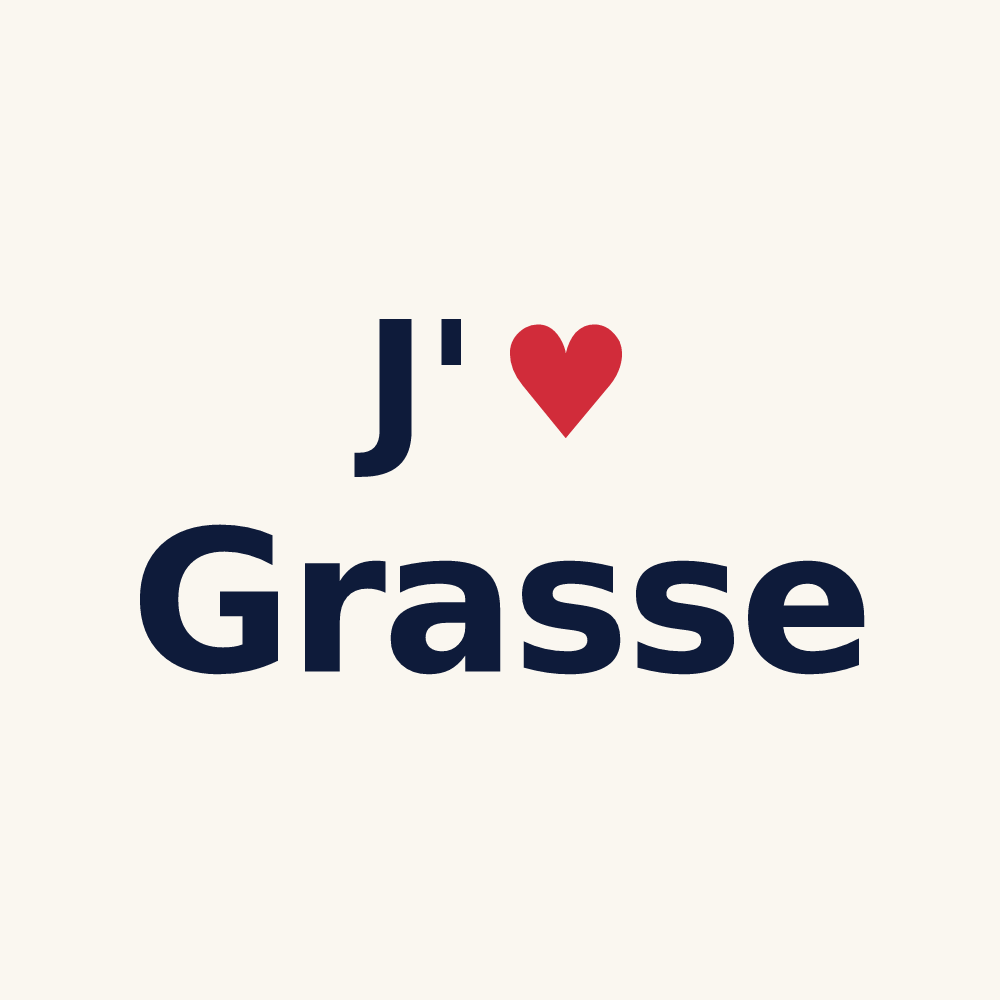 Tasse personnalisée Grasse — design J'aime Grasse