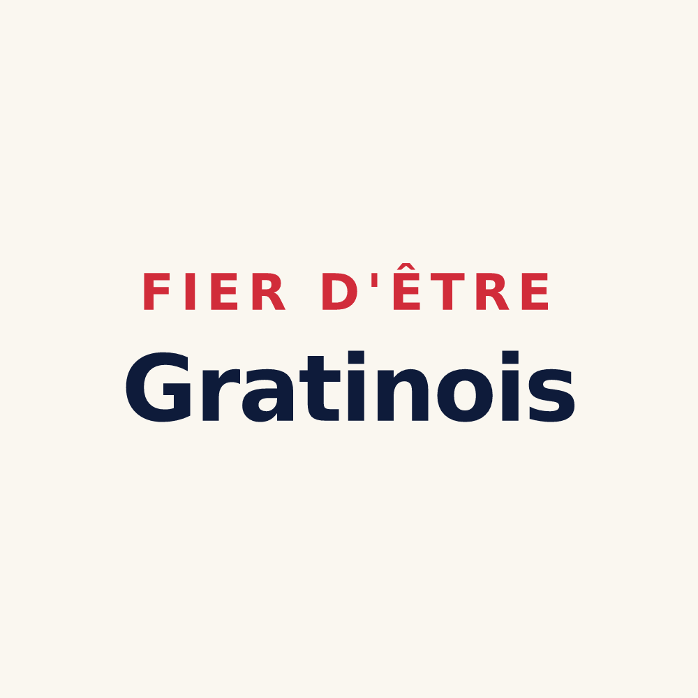 Tasse « Fier d'être Gratinois » — design pour Gratens