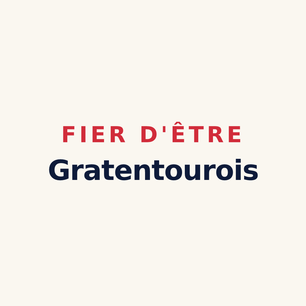 Tasse « Fier d'être Gratentourois » — design pour Gratentour