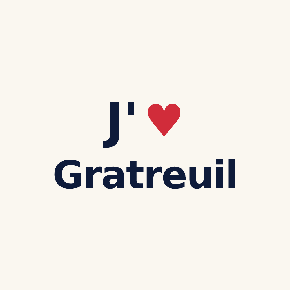 Tasse personnalisée Gratreuil — design J'aime Gratreuil