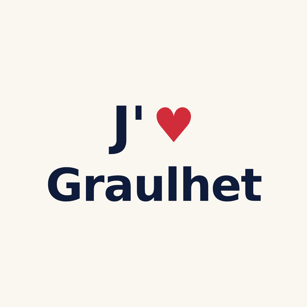 Tasse personnalisée Graulhet — design J'aime Graulhet