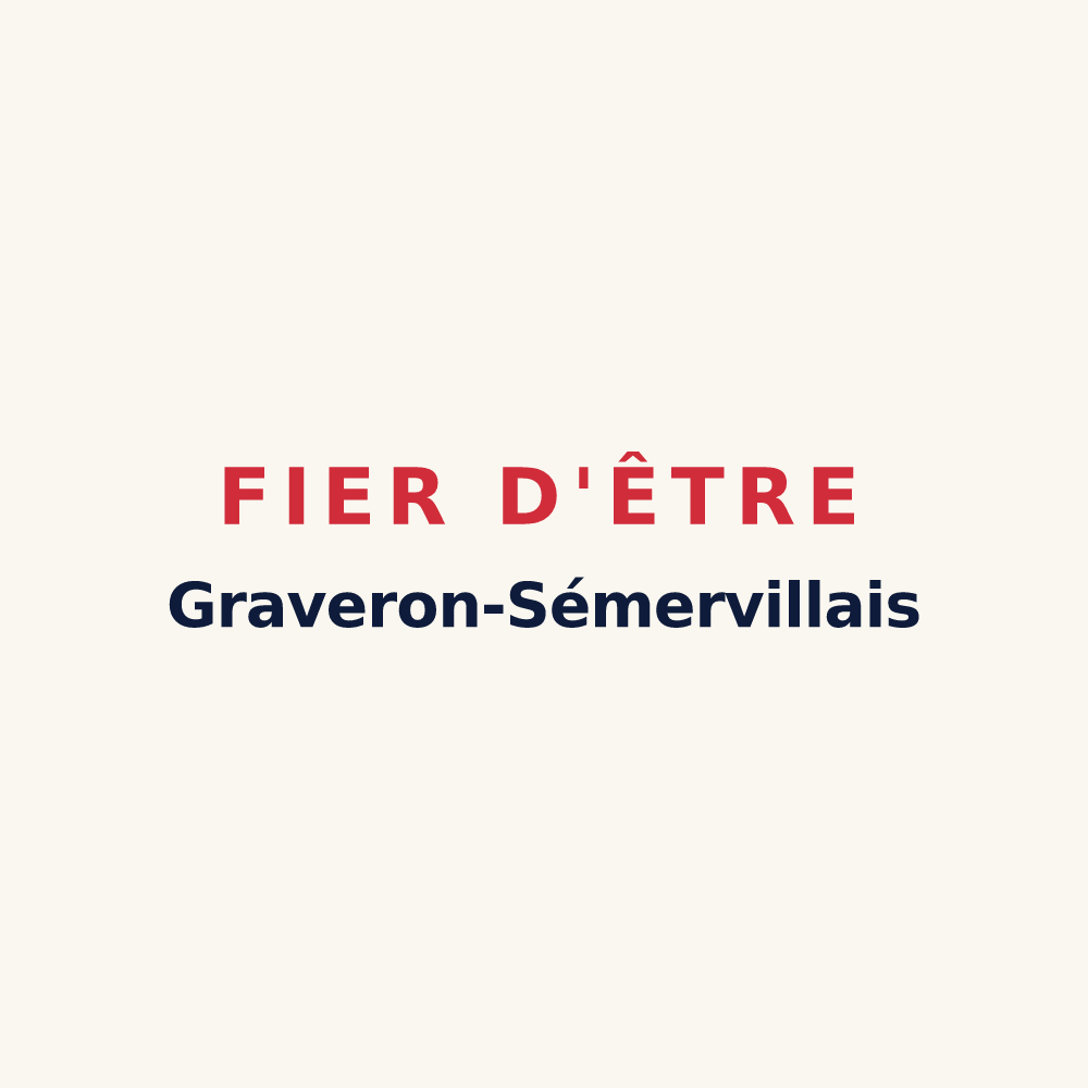 Tasse « Fier d'être Graveron-Sémervillais » — design pour Graveron-Sémerville