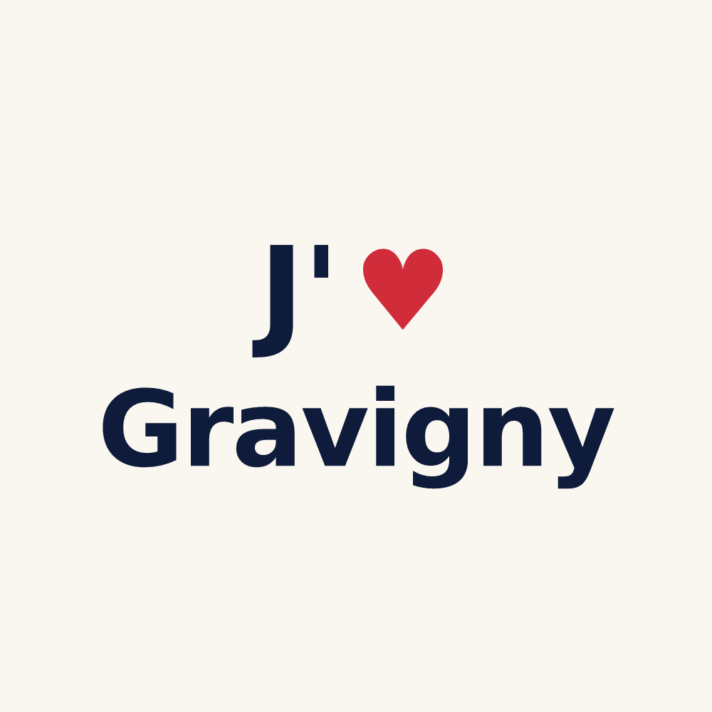 Tasse personnalisée Gravigny — design J'aime Gravigny