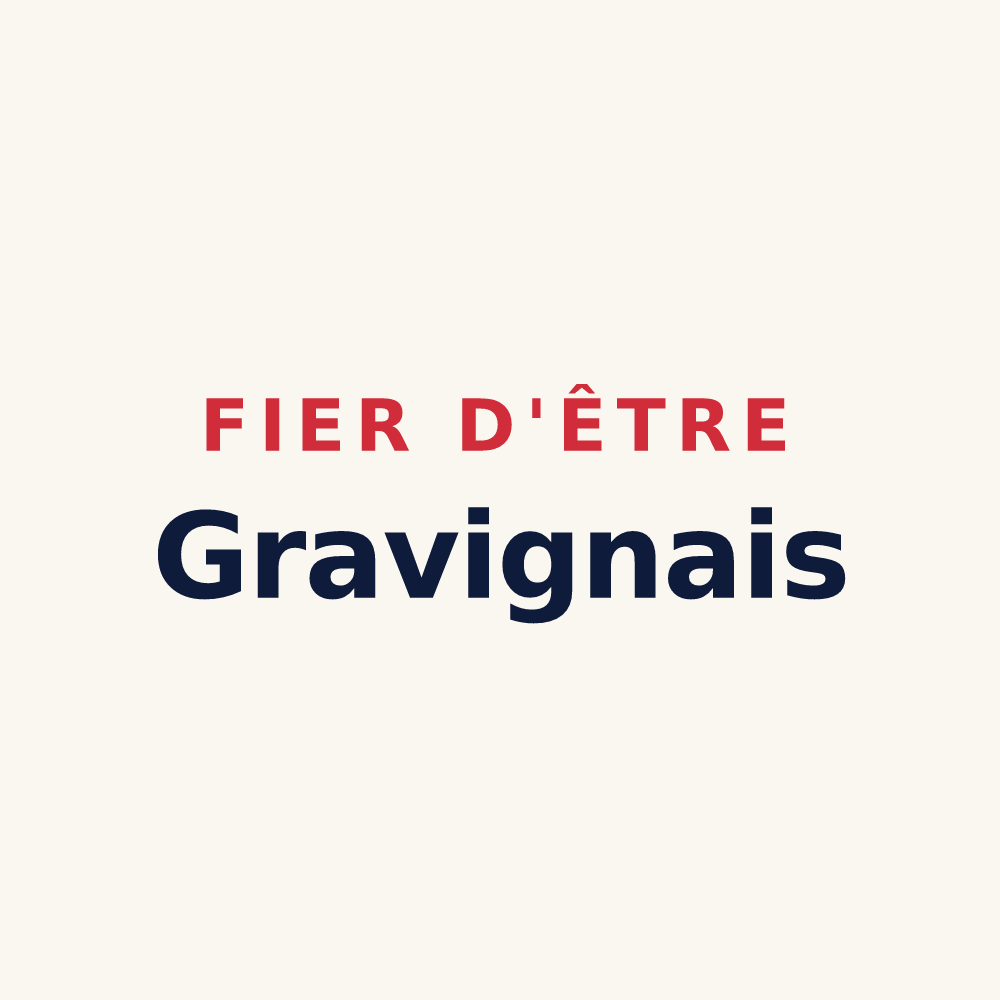 Tasse « Fier d'être Gravignais » — design pour Gravigny