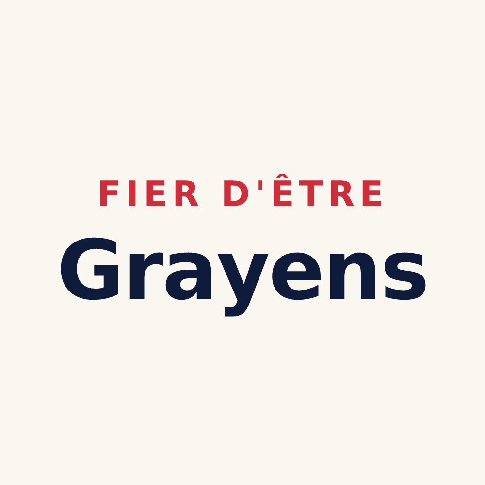 Tasse « Fier d'être Grayens » — design pour Graye-sur-Mer