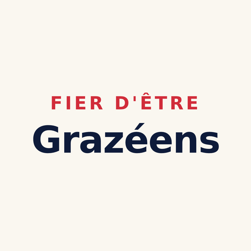 Tasse « Fier d'être Grazéens » — design pour Grazay