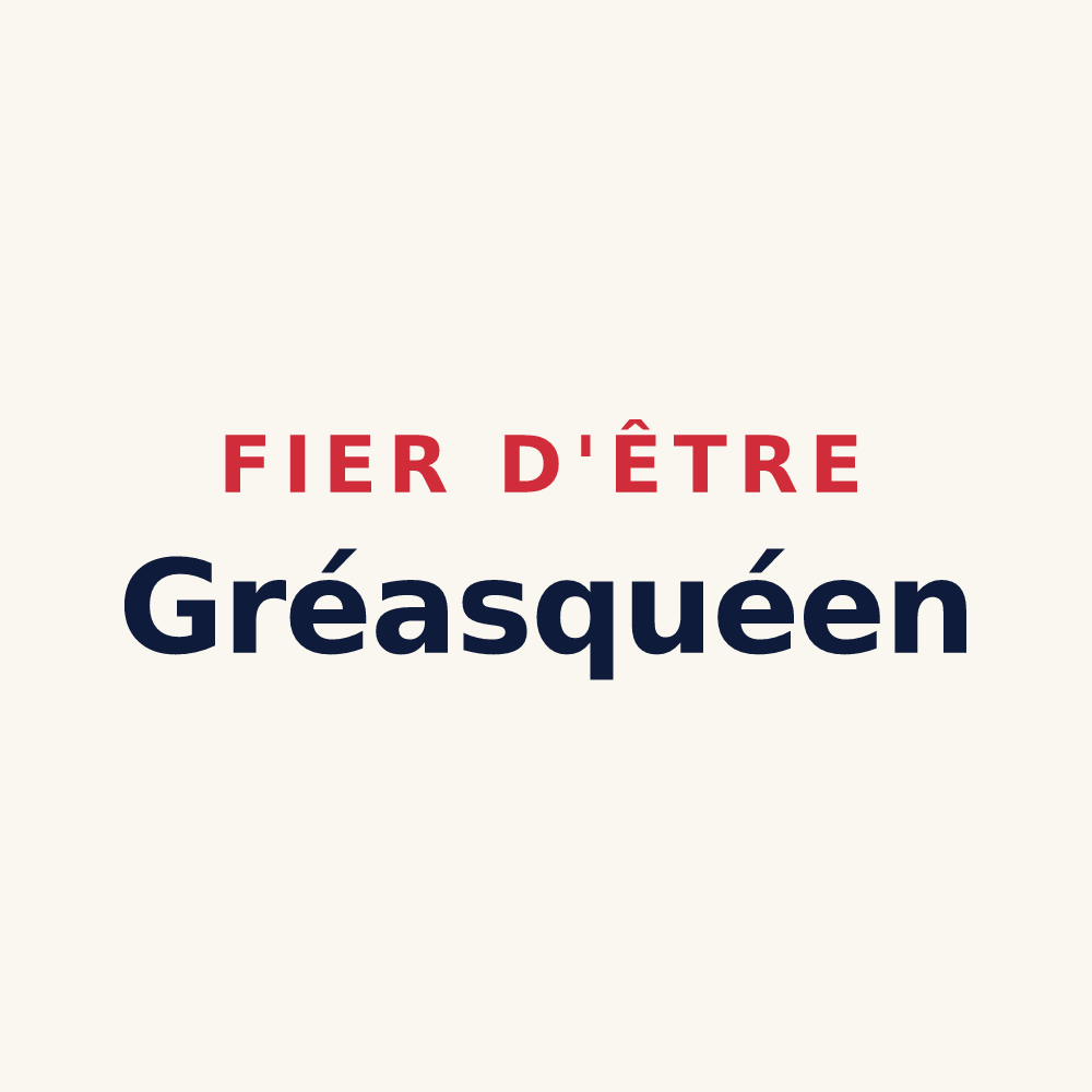 Tasse « Fier d'être Gréasquéen » — design pour Gréasque