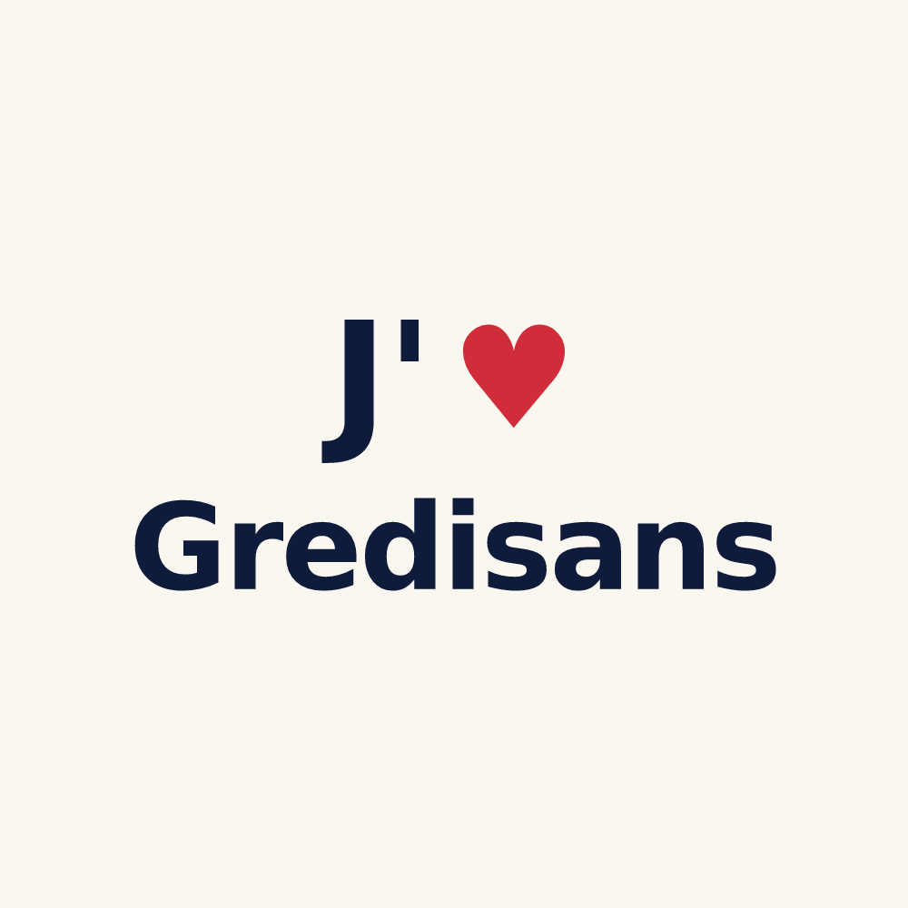 Tasse personnalisée Gredisans — design J'aime Gredisans
