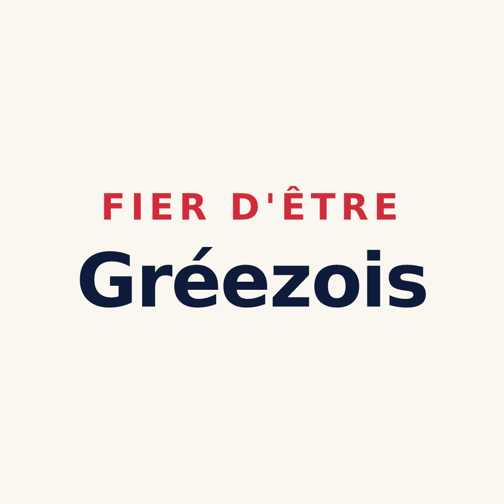 Tasse « Fier d'être Gréezois » — design pour Gréez-sur-Roc