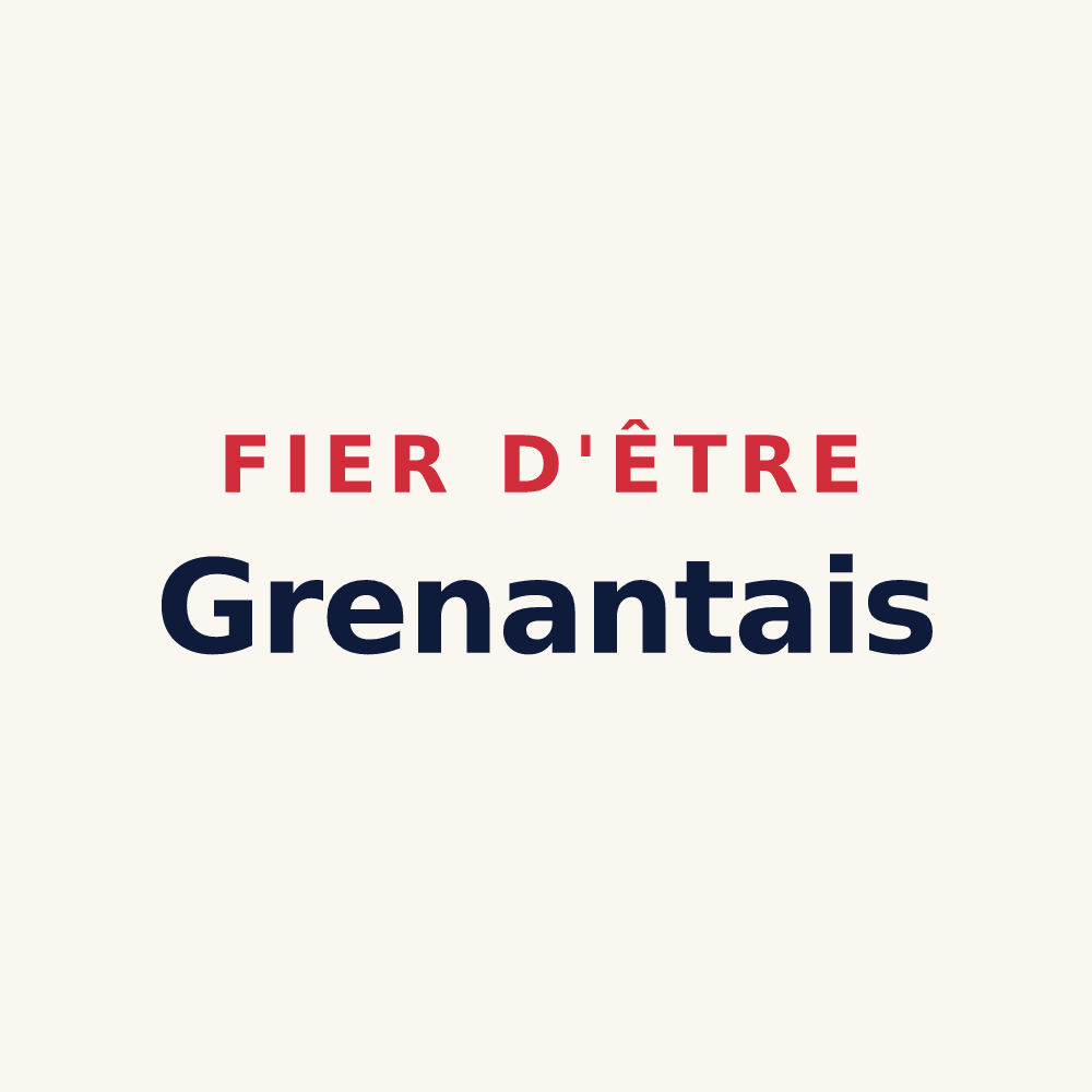 Tasse « Fier d'être Grenantais » — design pour Grenant