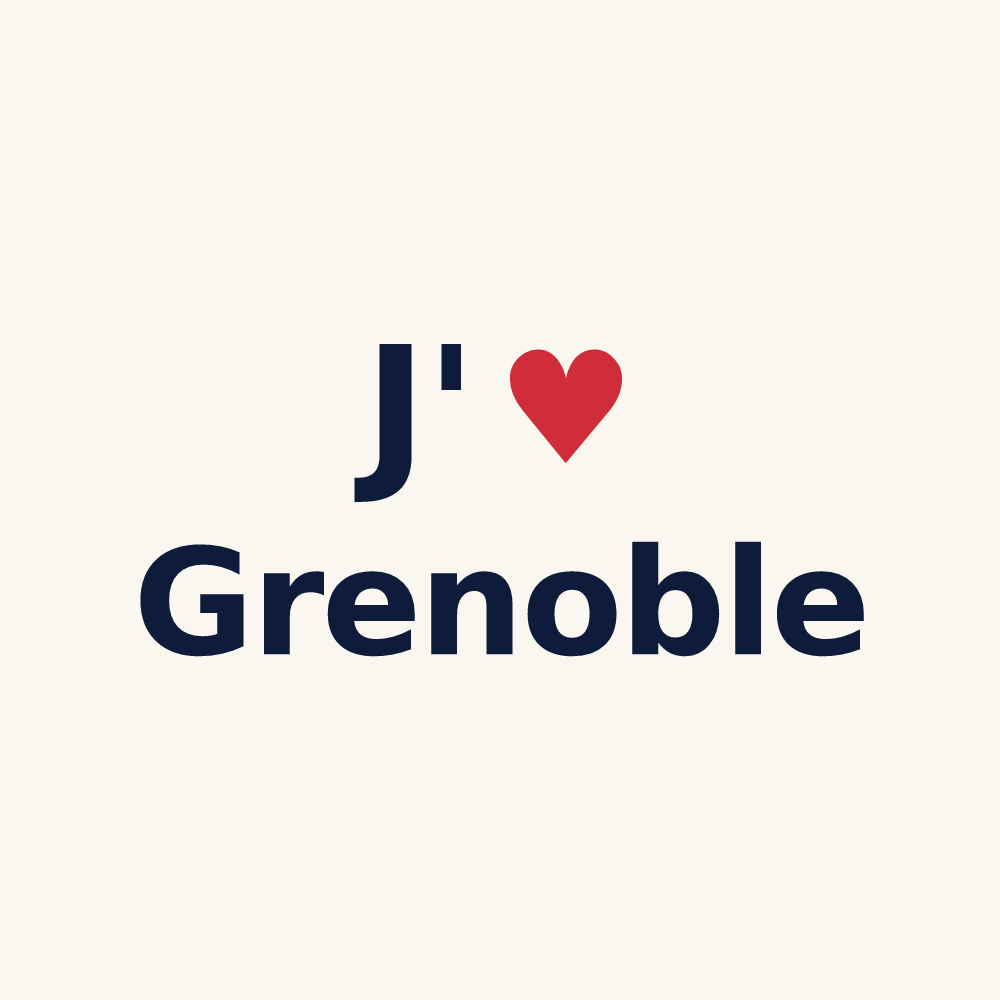 Tasse personnalisée Grenoble — design J'aime Grenoble