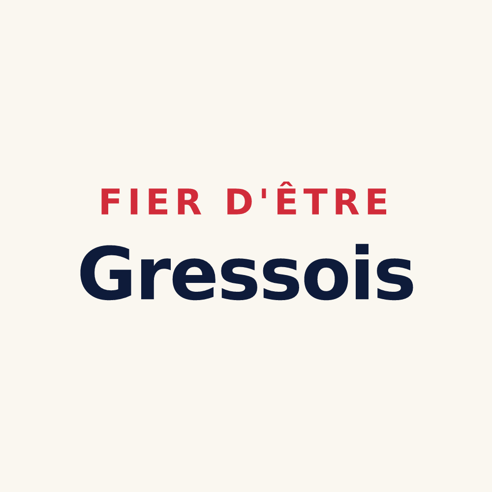 Tasse « Fier d'être Gressois » — design pour Gresse-en-Vercors