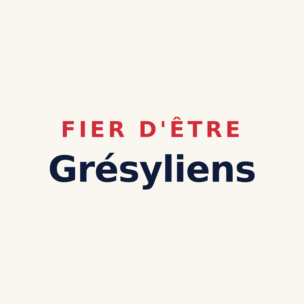 Tasse « Fier d'être Grésyliens » — design pour Grésy-sur-Aix