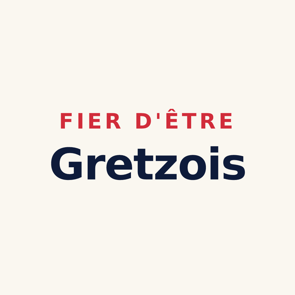 Tasse « Fier d'être Gretzois » — design pour Gretz-Armainvilliers