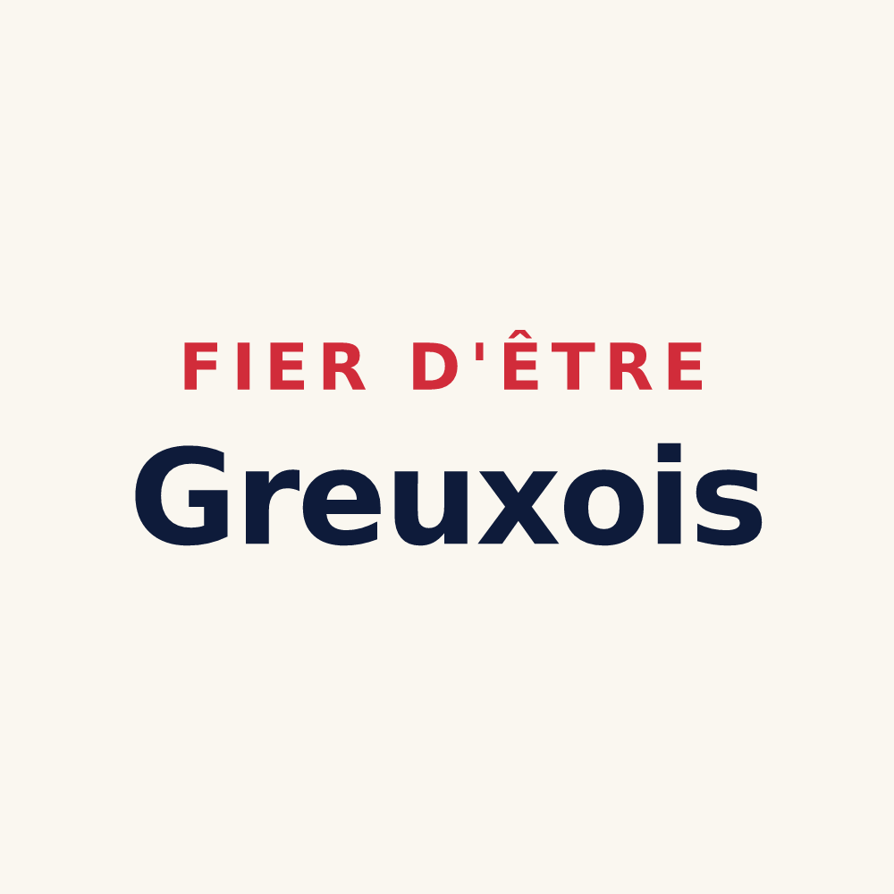 Tasse « Fier d'être Greuxois » — design pour Greux