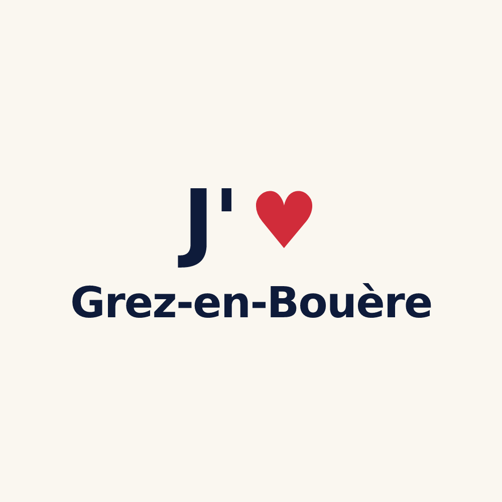Tasse personnalisée Grez-en-Bouère — design J'aime Grez-en-Bouère