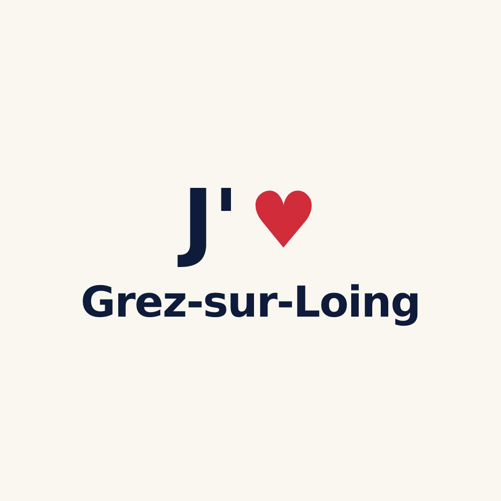 Tasse personnalisée Grez-sur-Loing — design J'aime Grez-sur-Loing