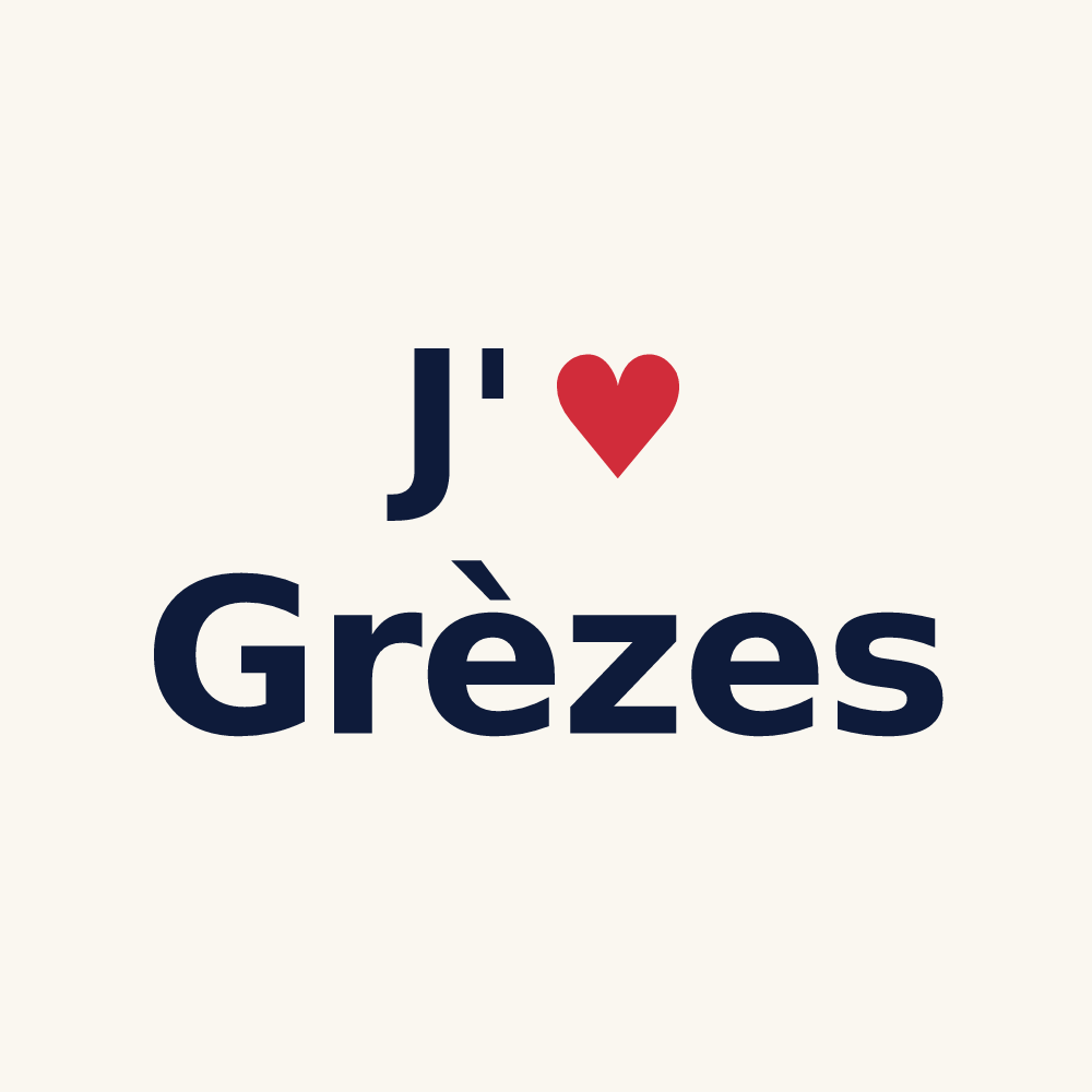 Tasse personnalisée Grèzes — design J'aime Grèzes