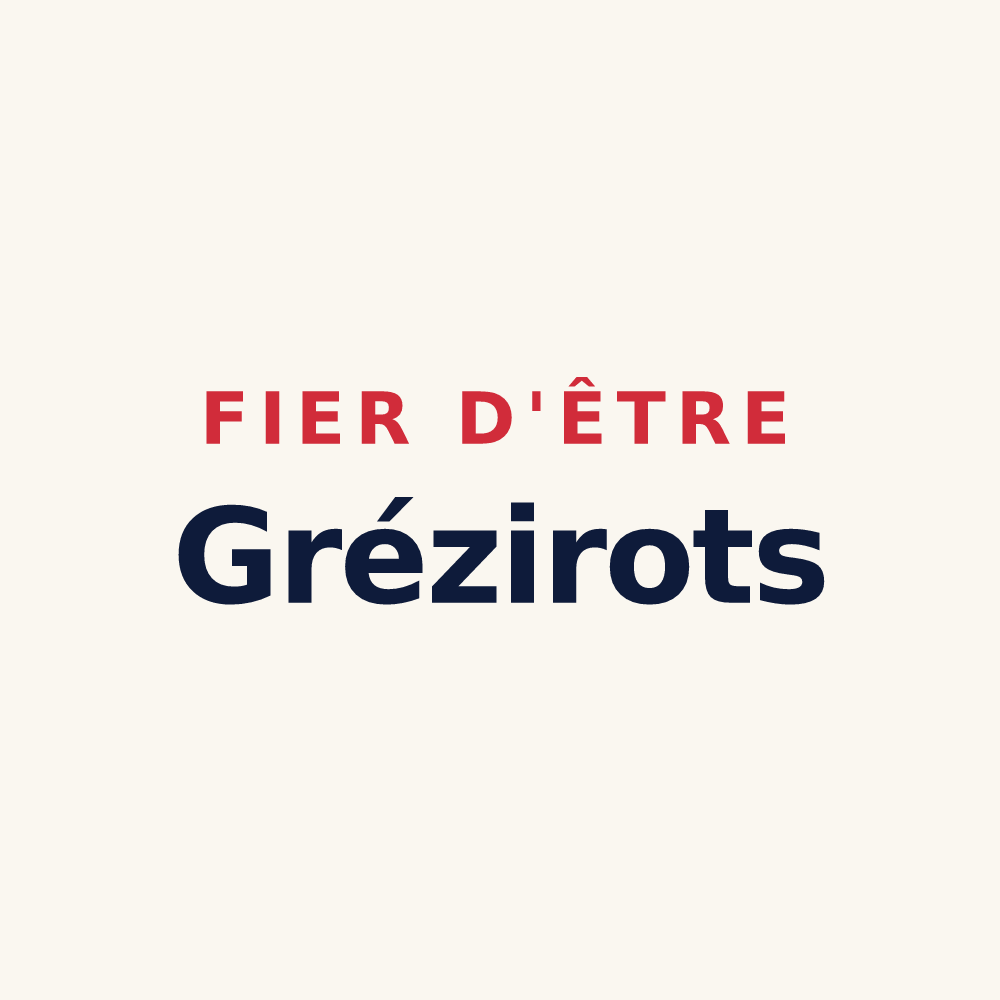 Tasse « Fier d'être Grézirots » — design pour Grézieu-la-Varenne