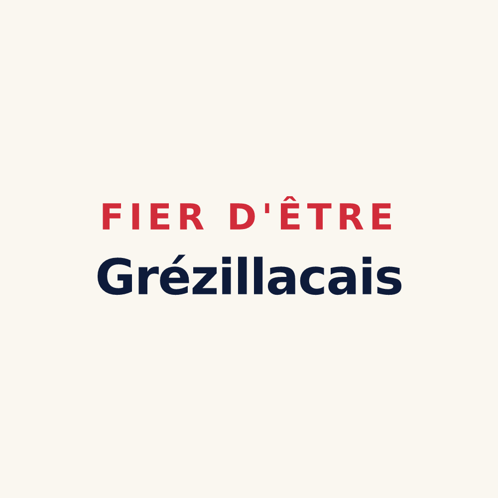 Tasse « Fier d'être Grézillacais » — design pour Grézillac