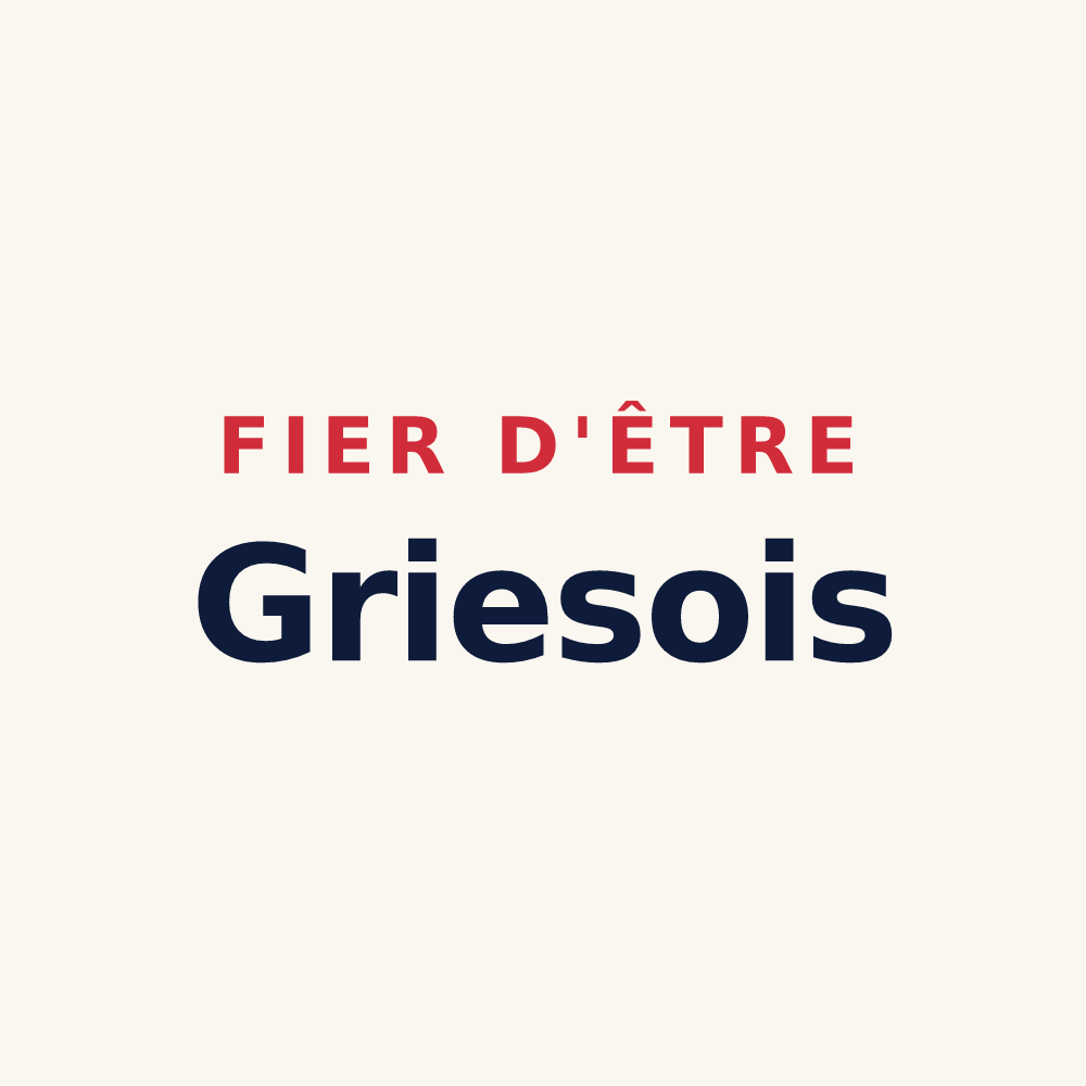 Tasse « Fier d'être Griesois » — design pour Gries