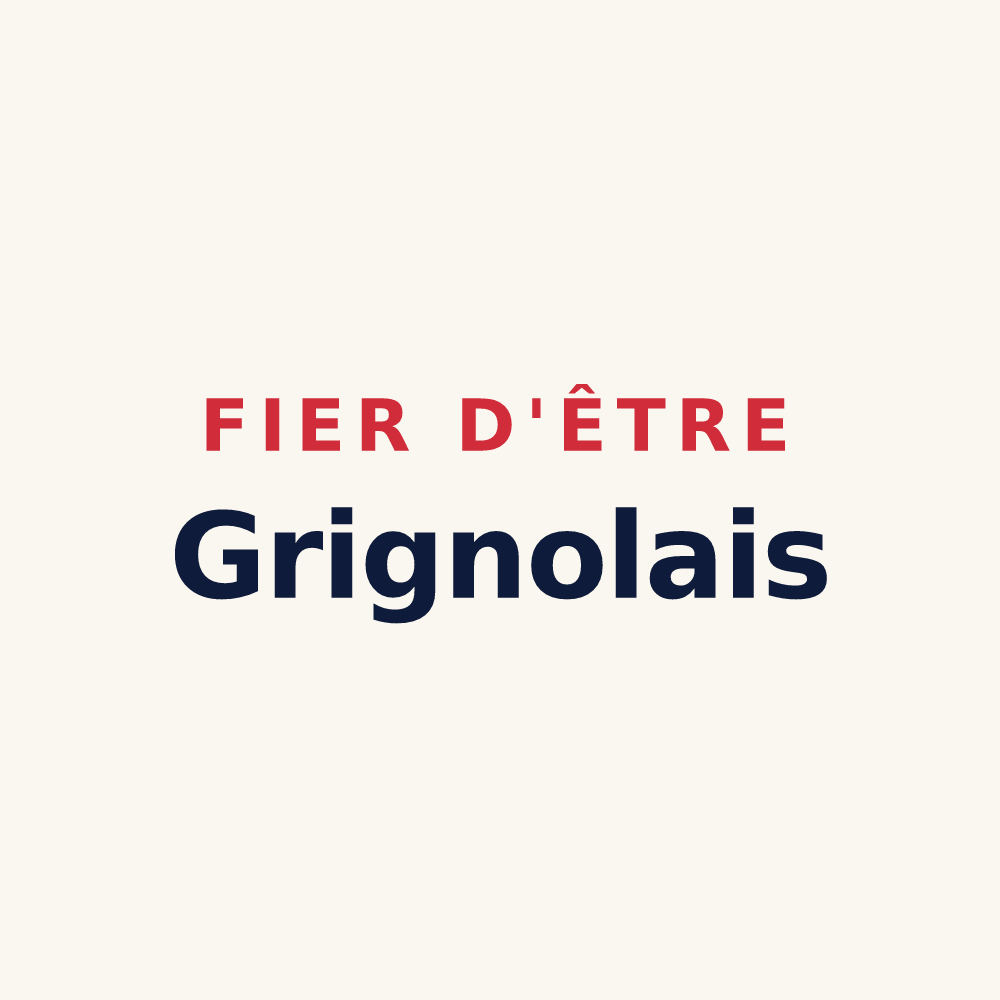 Tasse « Fier d'être Grignolais » — design pour Grignols